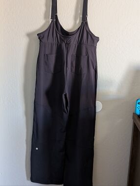 NWT HALARA Black Jumpsuit with Adjustable Straps - LARGE